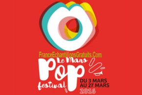 Invitations pour le festival ""Le Mans Pop Festival"