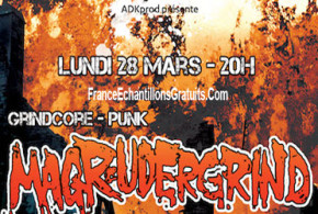 Invitations pour le concert de Magrudergrind