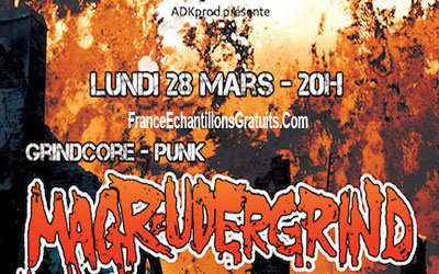 Invitations pour le concert de Magrudergrind