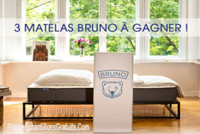 Matelas Bruno 140 x 190 cm à gagner