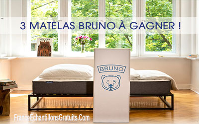 Matelas Bruno 140 x 190 cm à gagner