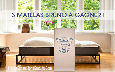 Matelas Bruno 140 x 190 cm à gagner