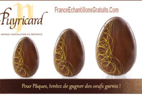 Oeufs en chocolat garni Puyricard