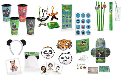 Packs du dessin-animé "Kung Fu Panda 3"