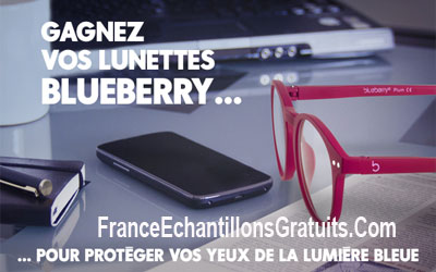 Paires de lunettes anti lumière bleue Blueberry