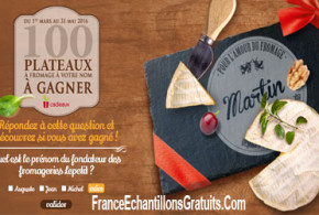 Plateaux à fromage à gagner