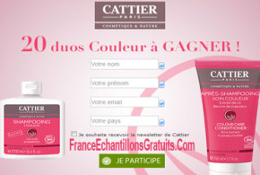 Produits capillaires Cattier à gagner