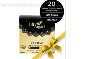 Produits de soins "Crème Divinissime" Lift'Argan