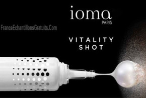 Produits de soins "Sérum Vitality Shot" de Ioma