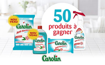 Produits d'entretien Carolin