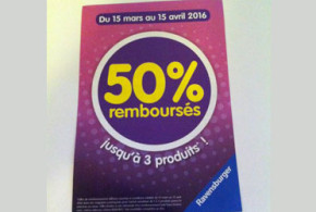 Ravensburger, OP Pâques 50% remboursés