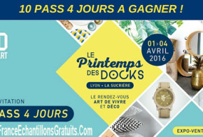 Pass 4 jours pour le Salon Déco et mode "Le Printemps des docks"