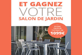 Salon de jardin à gagner