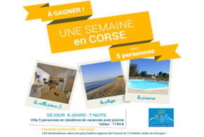 Séjour pour 5 dans une villa avec piscine en Corse