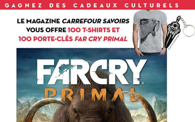 T-shirts et porte-cles Farcry Primal