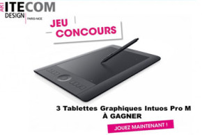 Tablettes graphiques Wacom à gagner