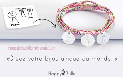 Test de produit, Bijoux personnalisés HappyBulle