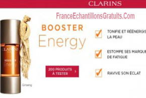 Test de produit, Booster Energy de Clarins