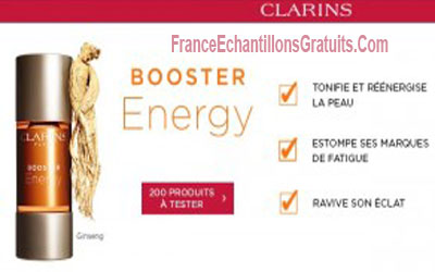 Test de produit, Booster Energy de Clarins