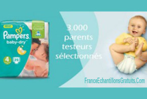 Test de produit, Couches Pampers Baby-Dry