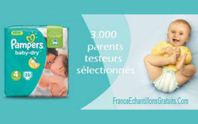 Test de produit, Couches Pampers Baby-Dry