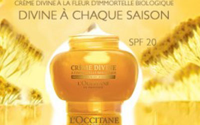 Test de produit, Crème Divine Légère de L’Occitane