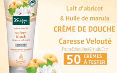Test de produit, Crème douche Velvet Touch de Kneipp