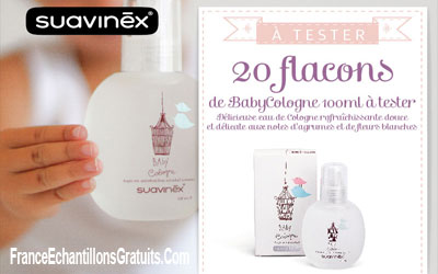 Test de produit, Flacon de Babycologne