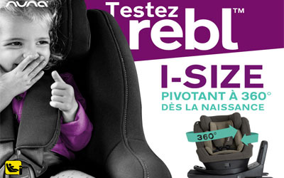 Test de produit, Siège auto REBL de Nuna