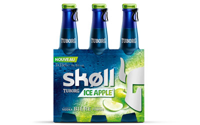 Test de produit, bière Skoll Ice Apple