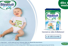 Test de produit, boîte Blédilait 2 Bledina