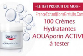 Test produit cremes hydratantes Aquaporin Active Eucerin