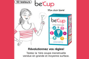 Testez be'Cup, coupe menstruelle Taille 2