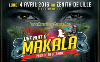Invitations pour le concert "Une Nuit à Makala"