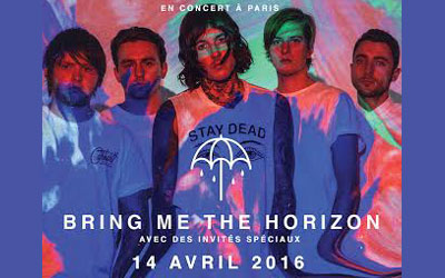 Invitations pour le concert de Bring Me The Horizon