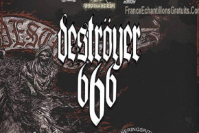 Invitations pour le concert de Deströyer 666