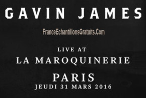 Invitation pour le concert de Gavin James