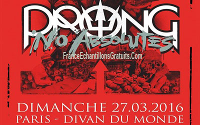 Invitations pour le concert de Prong