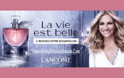 Échantillon gratuit du parfum La Vie Est Belle eau florale de Lancôme