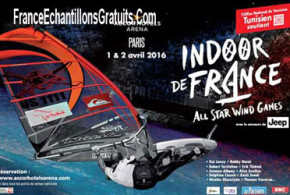 Invitations pour événement de windsurf "Indoor de France"