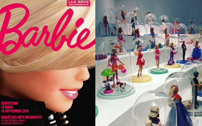Invitations pour l'exposition "Barbie"
