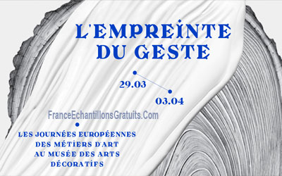 Invitations pour l'exposition "L'Empreinte du geste"