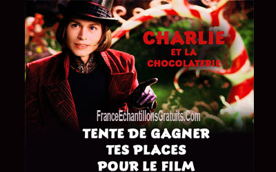 Places de cinéma pour le film "Charlie et la Chocolaterie"