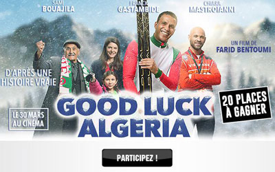Places de cinéma pour le film "Good Luck Algeria"