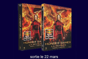 DVD/Blu-ray du film "Hunger games La révolte partie 1 et 2"