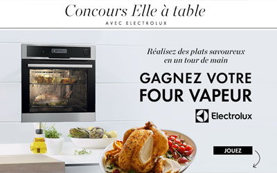 Gagnez des fours vapeur Electrolux