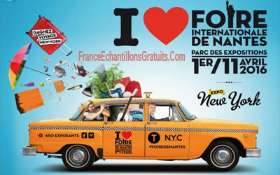 Invitations pour la Foire Internationale de Nantes