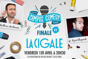 invitations pour la finale "Campus comedy tour"
