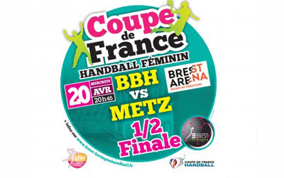 Invitations pour le match de handball Brest / Metz