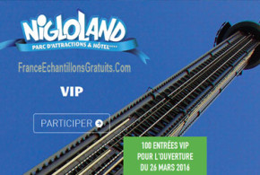 Invitations pour le parc d'attractions Nigoland